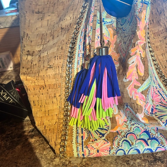 Lilly Pulitzer Sealife Cork Purse - Picture 4 of 12